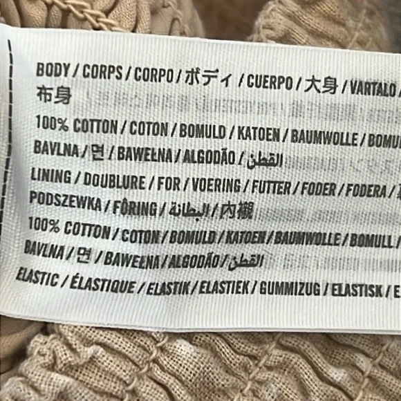 Abercrombie & Fitch Beige Puff Sleeve Crop Top - Picture 7 of 7